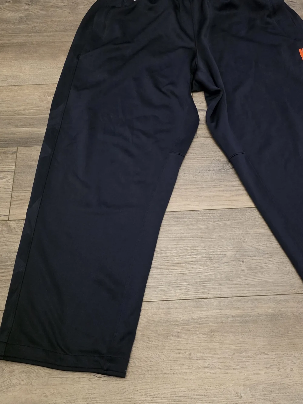 NFL Men’s Black Sweatpants with Orange BEARS Script
